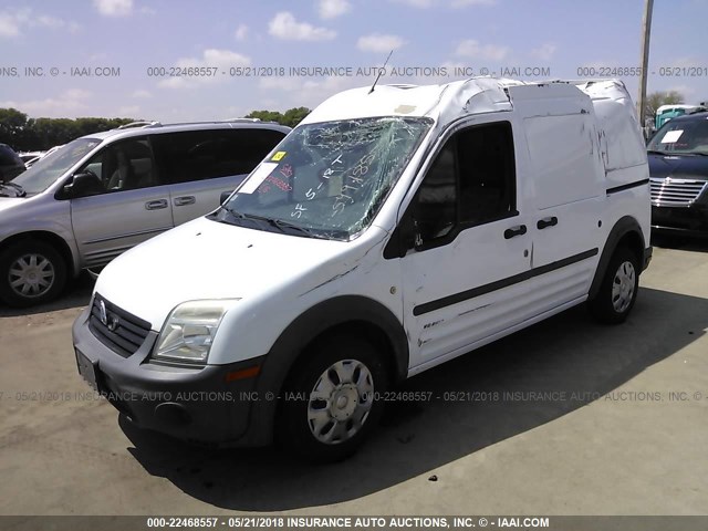 NM0LS7CN2AT008993 - 2010 FORD TRANSIT CONNECT XL WHITE photo 2