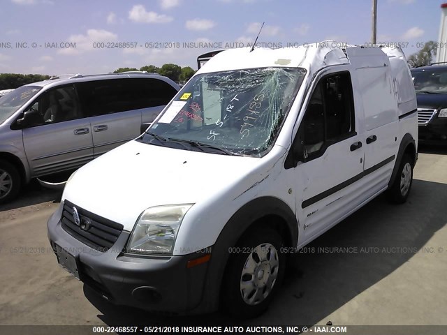 NM0LS7CN2AT008993 - 2010 FORD TRANSIT CONNECT XL WHITE photo 6