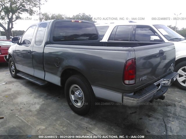 2FTRX172X4CA78722 - 2004 FORD F-150 HERITAGE CLASSIC GRAY photo 3