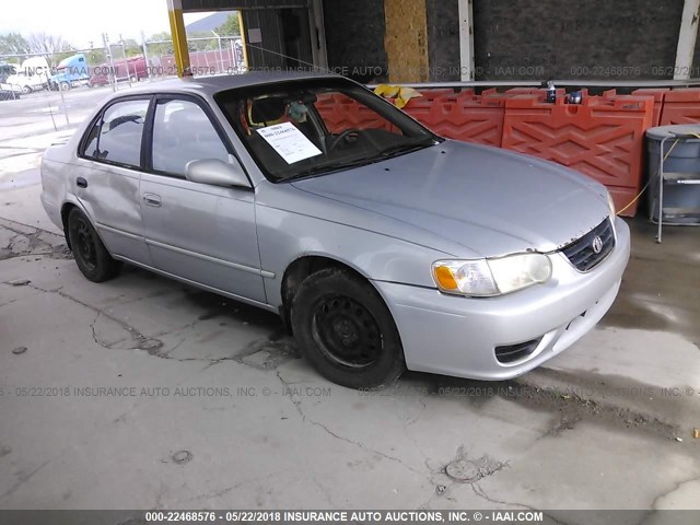 2T1BR18E02C579519 - 2002 TOYOTA COROLLA CE/LE/S SILVER photo 1