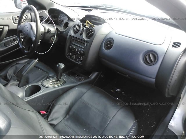 4A3AE75H83E014195 - 2003 MITSUBISHI ECLIPSE SPYDER GTS SILVER photo 5