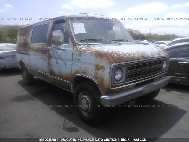 E34AHAK1242 - 1978 FORD ECONOLINE BLUE photo 1