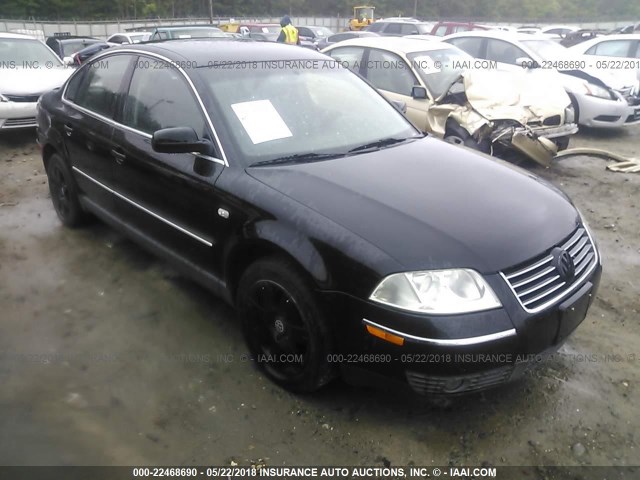 WVWRH63B41E153551 - 2001 VOLKSWAGEN PASSAT GLX 黑色 照片 1