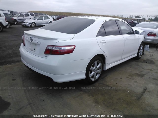 4T1BE46K39U891865 - 2009 TOYOTA CAMRY SE/LE/XLE 白色 照片 4