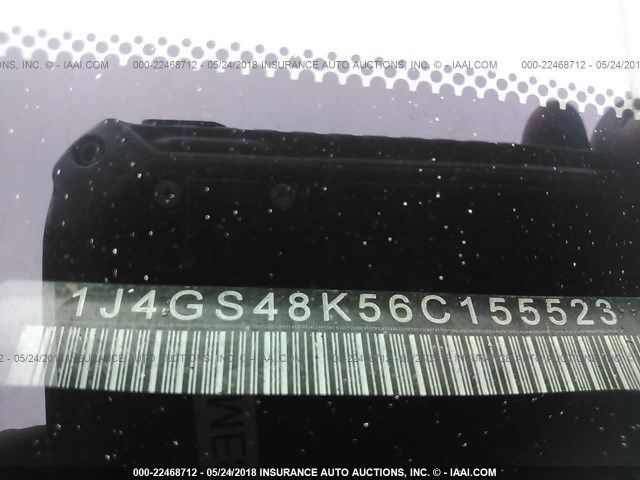 1J4GS48K56C155523 - 2006 JEEP GRAND CHEROKEE LAREDO/COLUMBIA/FREEDOM 棕色 照片 9