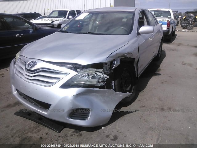 4T4BF3EK0BR130330 - 2011 TOYOTA CAMRY SE/LE/XLE 银色 照片 6