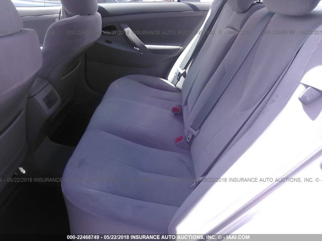 4T4BF3EK0BR130330 - 2011 TOYOTA CAMRY SE/LE/XLE 银色 照片 8