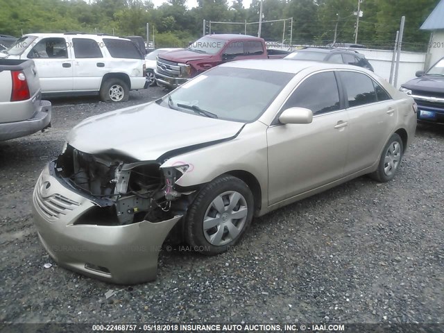 4T1BE46K97U606762 - 2007 TOYOTA CAMRY NEW GENERAT CE/LE/XLE/SE GOLD photo 2