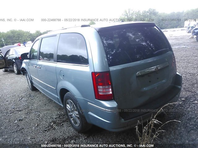 2A8HR64X49R609042 - 2009 CHRYSLER TOWN & COUNTRY LIMITED Light Blue photo 3