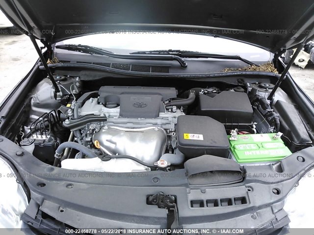 4T1BF1FK0HU379278 - 2017 TOYOTA CAMRY LE/XLE/SE/XSE GRAY photo 10