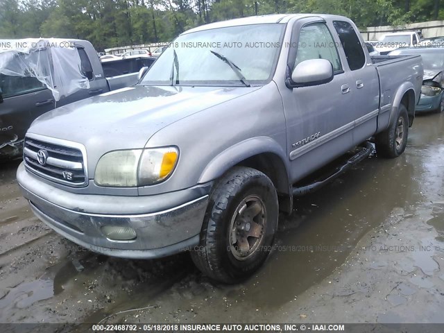 5TBRT38121S199525 - 2001 TOYOTA TUNDRA ACCESS CAB LIMITED GRAY photo 2