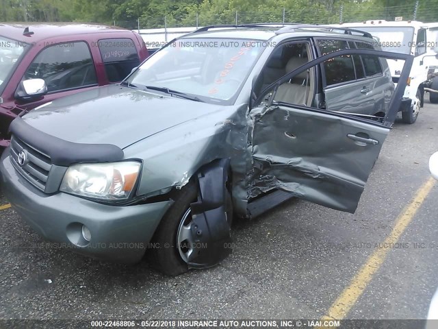 JTEEP21A670223332 - 2007 TOYOTA HIGHLANDER SPORT/LIMITED GREEN photo 2