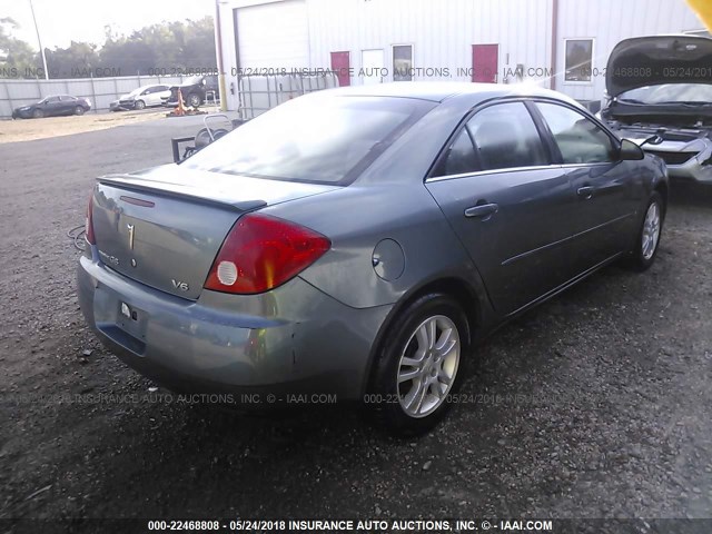 1G2ZG558464249311 - 2006 PONTIAC G6 SE1 BLUE photo 4