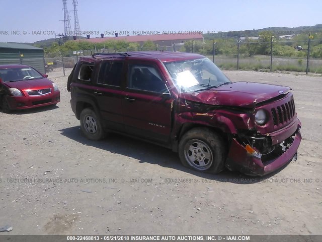 1C4NJPBAXED589060 - 2014 JEEP PATRIOT SPORT RED photo 1