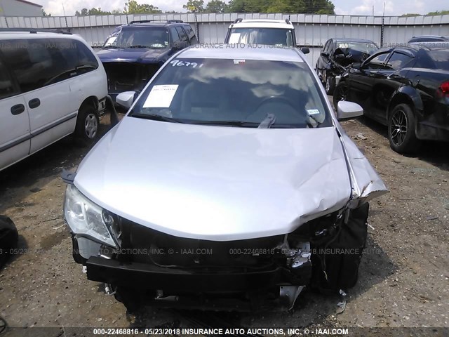 4T4BF1FK0ER367651 - 2014 TOYOTA CAMRY L/SE/LE/XLE SILVER photo 6