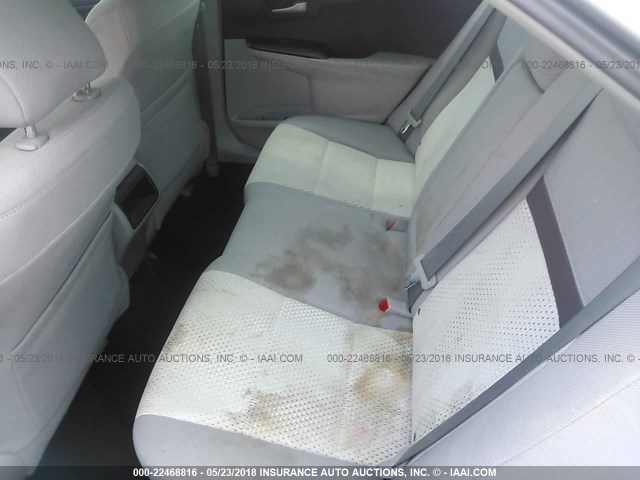 4T4BF1FK0ER367651 - 2014 TOYOTA CAMRY L/SE/LE/XLE 银色 照片 8