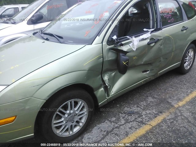 1FAFP37N37W188566 - 2007 FORD FOCUS ZX5/S/SE/SES GREEN photo 6