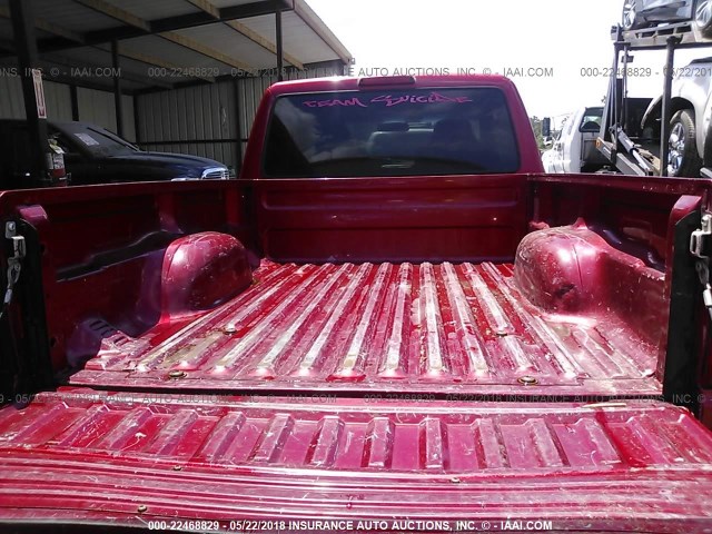 1FTYR14U57PA95300 - 2007 FORD RANGER SUPER CAB RED photo 8
