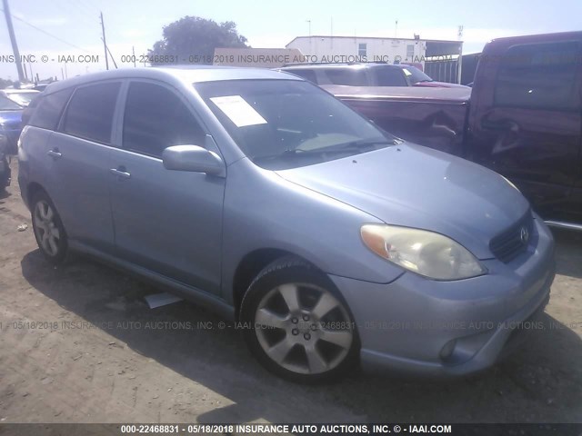 2T1KY32E85C550037 - 2005 TOYOTA COROLLA MATRIX XRS BLUE photo 1