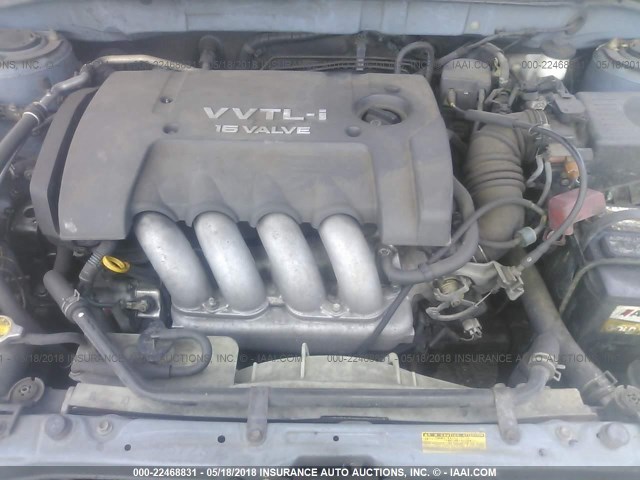 2T1KY32E85C550037 - 2005 TOYOTA COROLLA MATRIX XRS BLUE photo 10