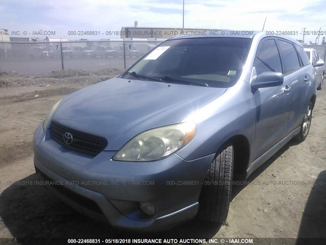 2T1KY32E85C550037 - 2005 TOYOTA COROLLA MATRIX XRS BLUE photo 2