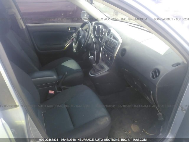 2T1KY32E85C550037 - 2005 TOYOTA COROLLA MATRIX XRS BLUE photo 5