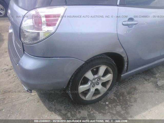 2T1KY32E85C550037 - 2005 TOYOTA COROLLA MATRIX XRS BLUE photo 6
