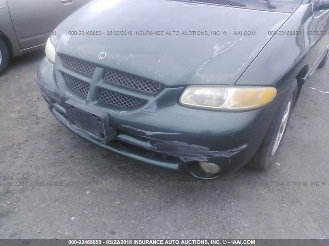 1B4GP44L3XB839836 - 1999 DODGE GRAND CARAVAN SE/SPORT GREEN photo 6