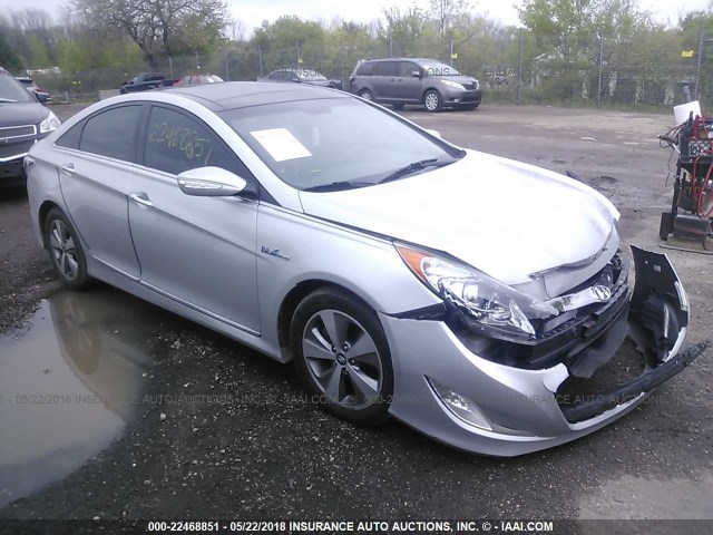 KMHEC4A44CA048066 - 2012 HYUNDAI SONATA HYBRID SILVER photo 1