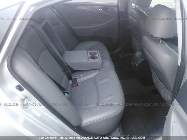 KMHEC4A44CA048066 - 2012 HYUNDAI SONATA HYBRID SILVER photo 8