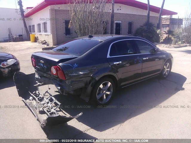 1G1ZC5E00CF247761 - 2012 CHEVROLET MALIBU 1LT 灰色 照片 4