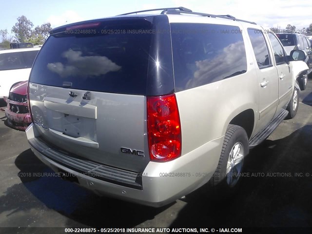 1GKS1KE04DR335052 - 2013 GMC YUKON XL C1500 SLT BEIGE photo 4