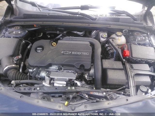 1G1ZB5STXHF100954 - 2017 CHEVROLET MALIBU LS 蓝色 照片 10