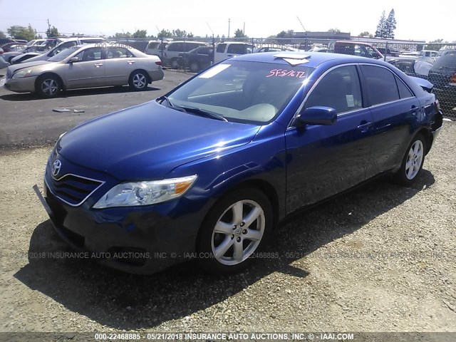 4T4BF3EK3AR016112 - 2010 TOYOTA CAMRY SE/LE/XLE BLUE photo 2