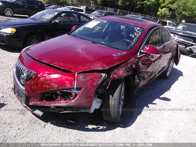 2G4GK5EX8E9114588 - 2014 BUICK REGAL 红色 照片 2