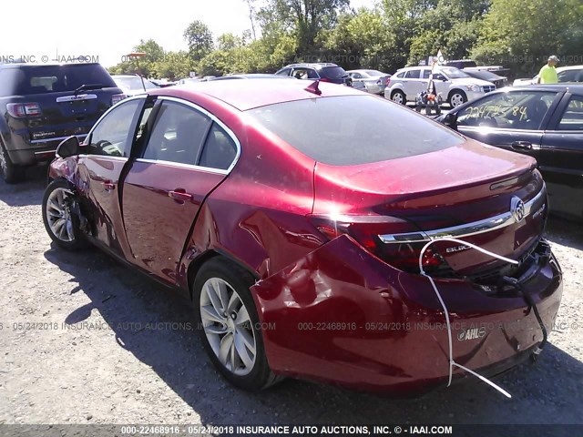 2G4GK5EX8E9114588 - 2014 BUICK REGAL 红色 照片 3