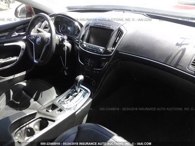 2G4GK5EX8E9114588 - 2014 BUICK REGAL 红色 照片 5