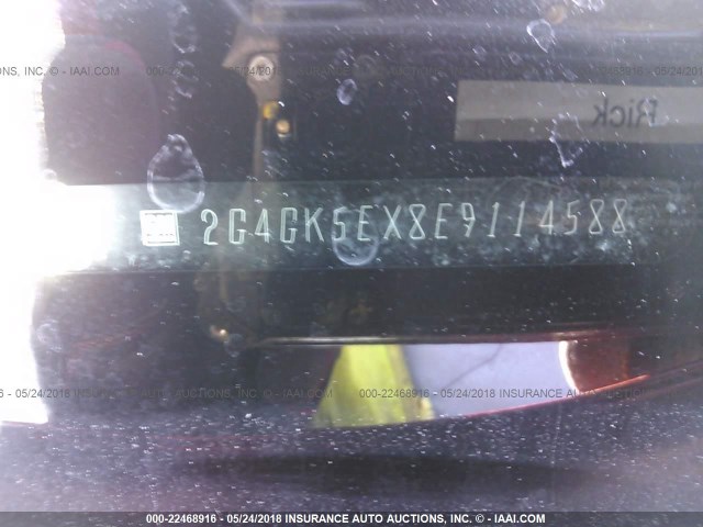 2G4GK5EX8E9114588 - 2014 BUICK REGAL 红色 照片 9