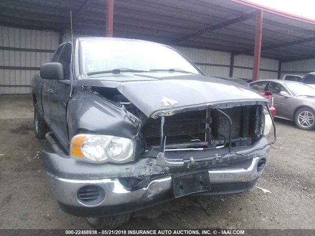 1D7HU18N84J128697 - 2004 DODGE RAM 1500 ST/SLT GRAY photo 6