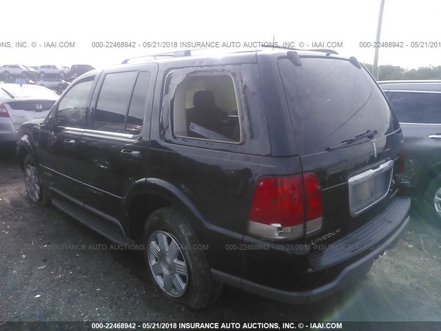 5LMEU88H85ZJ12088 - 2005 LINCOLN AVIATOR 黑色 照片 3