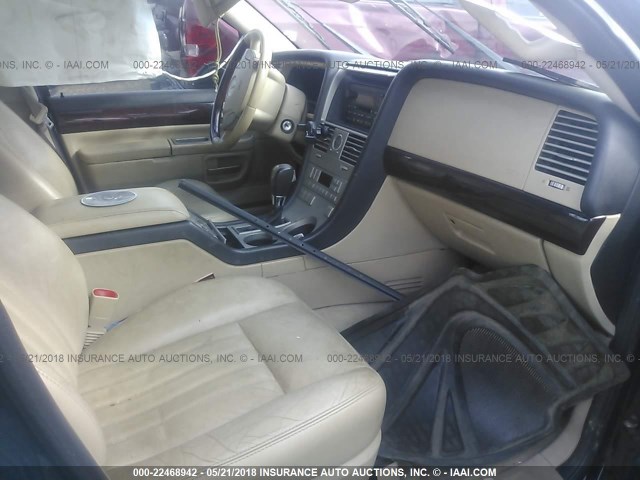 5LMEU88H85ZJ12088 - 2005 LINCOLN AVIATOR 黑色 照片 5