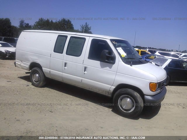 1FTSS34L77DA15865 - 2007 FORD ECONOLINE E350 SUPER DUTY VAN WHITE photo 1