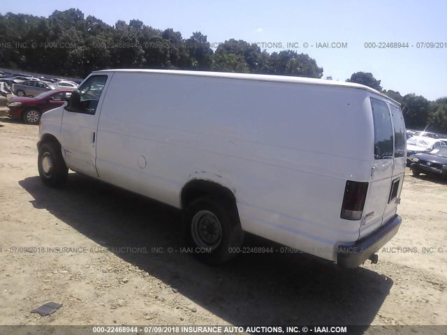 1FTSS34L77DA15865 - 2007 FORD ECONOLINE E350 SUPER DUTY VAN WHITE photo 3