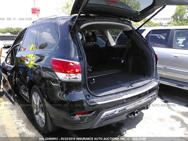 5N1AR2MM9FC718796 - 2015 NISSAN PATHFINDER S/SV/SL/PLATINUM 黑色 照片 3