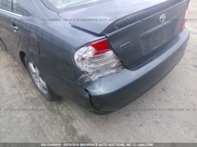 4T1BE32K82U588859 - 2002 TOYOTA CAMRY LE/XLE/SE მწვანე ფოტო 6