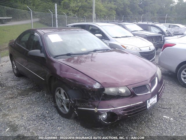 1G2HX54K214133798 - 2001 PONTIAC BONNEVILLE SE RED photo 6