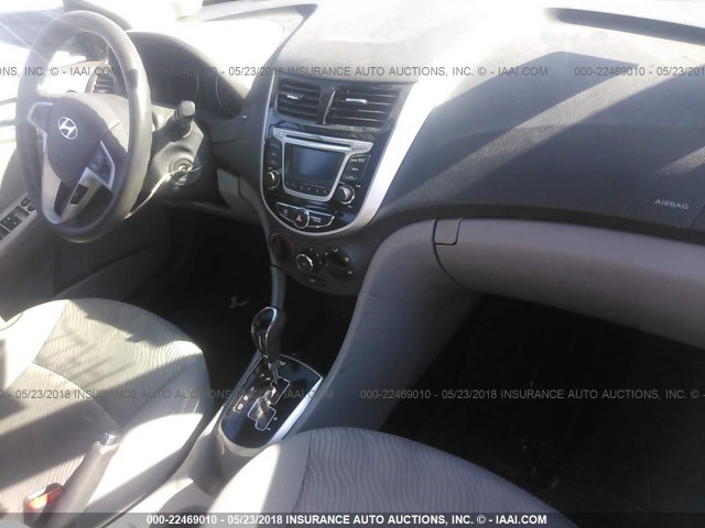 KMHCU4AE3EU754654 - 2014 HYUNDAI ACCENT GLS/SE BLACK photo 5