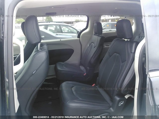 2C4RC1BG8JR186165 - 2018 CHRYSLER PACIFICA TOURING L Սև լուսանկար 8