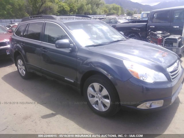 4S4BRCKC8C3265996 - 2012 SUBARU OUTBACK 2.5I LIMITED GRAY photo 1