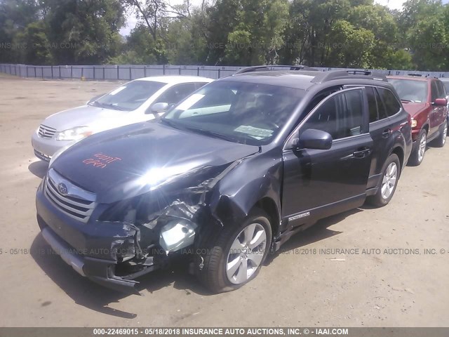 4S4BRCKC8C3265996 - 2012 SUBARU OUTBACK 2.5I LIMITED GRAY photo 2